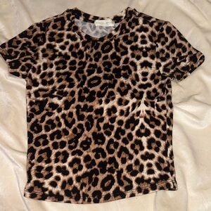 Leopard Print Crop Top